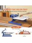 1 Color 1 Station Screen Printing Press T Shirt Printing Machine Diy