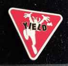 Goofy Yield Traffic Road Signs 2010 Disney Pin 74894 First Release