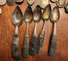 Vintage Silverware Silver Plate And Stainless Spoons Plus Mixed Lot Of 49 