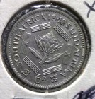 South Africa Silver Six Pence Geo Vi Xf