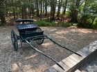 Beautifully Finished Green Buckeye Driving Cart For Small-to-medium Horse