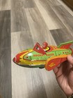 Vintage Schylling Collector Series Tin Friction Metal Rocket Racer Toy Near Mint