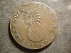 Barbados 1788 Pineapple Copper Penny Token Nice Looking Flan