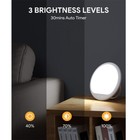 Light Therapy Lamp happy Bright White Lamps Adjustable Brightness Touch Control