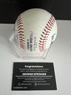 George Springer Game-used Autographed Officially Licensed Rawlings Mlb Baseball