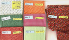Lot Of 7  Fabrics  Almost 9 5 Yards - Tiny Prints Quilting Children Craft Cotton