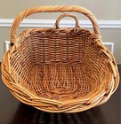 Vintage Extra Large Woven Gathering Basket