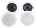 4  Jbl 8128 8  Full Range Commercial 70v 100v 6w Ceiling Speakers 4 Restaurant