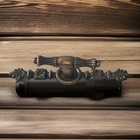 Vintage French Provincial Hardware Drawer Pull Knob Cabinet Handle W back Plate