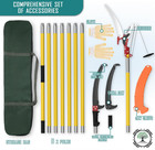 Sierra P  rtiga Telesc  pica 7 3-27ft Con Tijeras Podadora Para Ramas   rboles