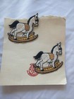Vintage Sewing Lot With Buttons  Appliques And Fabric  2 