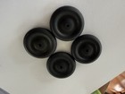 Vintage Nos 4 Count 1950 s Toy Truck   Car  1 3 4    1 75    Replacement Wheels B84