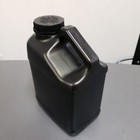 1 Gallon  128oz  F-style Black Bottle Hdpe Jug With Lid  Fluorinated  63mm