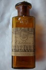 Vintage Medicine Bottle Brown Glass Childrens Fever Cure 