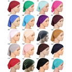   Muslim Head Scarf Inner Hijab Caps Islamic Underscarf Ninja Scarf Hat Unisex 