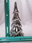 Yankee Candle Metallic Silver Christmas Tree Large Tealight Holder  9 5 