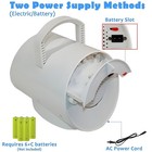 Automatic Bubble Machine Blower Maker Kids Indoor Outdoor Party Toy White New