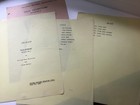 Lost In Space Original Tv Script Cover Only W  3 Pages Wild Adventure Bob May