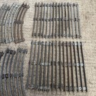Vintage Lot Lionel 027 Gauge Train Track 10 Straight   10 Curved Metal Railroad