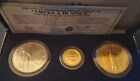 1988 America In Space Young Astronaut Medal Program Gold Silver Bronze Coin Set
