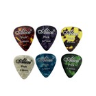 6pcs Alice Guitar Picks Acoustic Electric Plectrums Assorted Thin 0 46-1 50mm