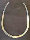 Vintage Taxco Tr-189 Mexico Sterling Silver 925 Choker Collar Necklace