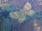 Awesome Butterflies In Lilacs   Teals 5 Yard Quilt Kit Fabric   Patt