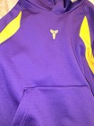 Nike Kobe Kids Pullover Hoodie Purple yellow M Hj1028-547