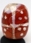 Authentic Ancient Etched Carnelian Carnelian Stone Bead In Perfect Condition