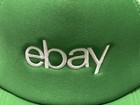 Ebay 2024 Hat Trucker Cap Adjustable Snap Back Green Logo