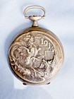 Wwi France Brass Pocket Watch Marne Verdun Somme Joffre Foch Argonne Battle War