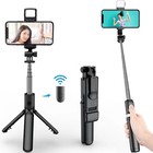 68  Professional Remote Selfie Stick With Cell Phone Holder Camera Tripod Stand