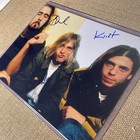 Nirvana  Autograph Signed Photograph  Picture  Kurt Cobain Dave Grohl Loa coa P