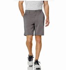New  Men   s Classic Fit Stretch Shorts   Grey   Sizes 34 36 38
