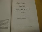 2005 American Jewish Year Book Record Of Events English Judaica Americana