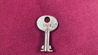 Vintage   Antique Padlock Key Double Bit Hollow Barrel Lock Key