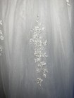 David   s Bridal Strapless Scalloped Lace Bodice Wedding Dress Gown Tulle