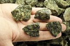 1 4 Lb Green Worm Rough Stones - Natural Crystal Mineral Rock Specimens Tumbling