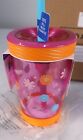 Contigo Tumblers 14oz 2 Pack W straws Dragonfruit Wildflowers   Blue Poppy Cloud
