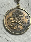 Vintage Zodiac Capricorn Star Signs Necklace Bronze Horoscope Pendant  443