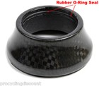 Omni Racer Worlds Lightest Headset Conical Carbon Spacer 1-1 8  23mm Matte