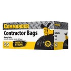 55 Gallon Heavy Duty 2 Mil Contractor Trash Bags With Flap Ties - Black