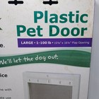 Dog Door Petsafe Premium Plastic White  Large Pets Up To 100 Lbs 16 1 4 x10 1 8 