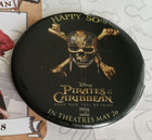 Happy 50th Pirates Of The Caribbean Button Pin With  I Was There Redhead Card