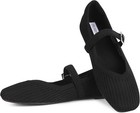 Celnepho Women Square Toe Mary Jane Ballet Flats Ankle Strap Dressy Shoes