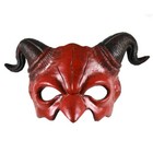 Adult Foam Rubber Devil Demon Horns Halloween Mask Costume Accessory