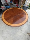 Vintage Restall Brown   Clennell Flame Mahogony Satinwood Dining Table 66 