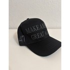 Cali-fame Trump Maga Hat Black Make America Great Again 47 Usa Made Snapback