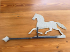Vintage Weathervane Trotting Horse Metal Piece