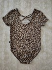 Pixie Lane 7 Girl Dance Ballet Gymnastics Leopard Animal Cat Leotard